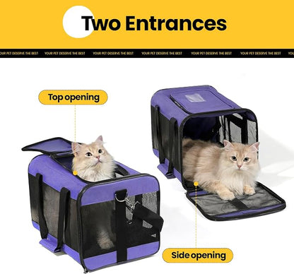 Cat Carrier Airline Approved, Soft-Sided Dog Carrier - Image 4