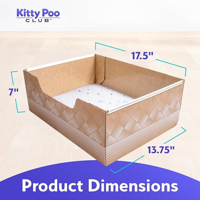 Kitty Poo Club Leakproof Disposable 2-Pack Cat Litter Box - Image 4