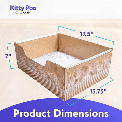 Kitty Poo Club Leakproof Disposable 2-Pack Cat Litter Box - Image 4