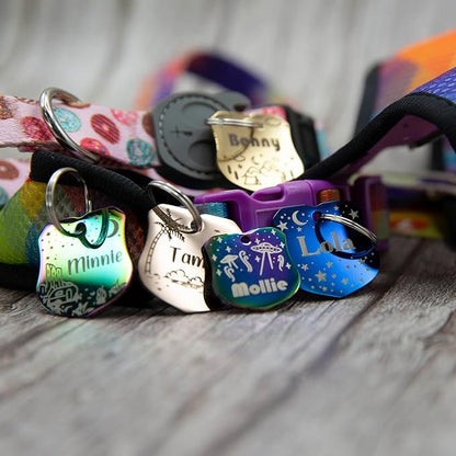 Personalized Dog Tag with 5 Lines of Custom Deep Engraved Durable Stainless - Image 6