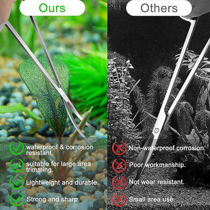4Pcs Aquascaping Tools, Jeimier Aquascape Kit, Long and Strong Aquarium Tweezers - Image 7
