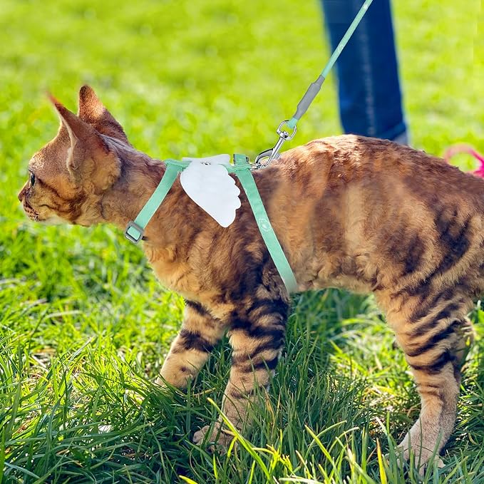 TIESOME Cat Harness and Leash Set, Adjustable Gradient Kitten Harness Escape - Image 7