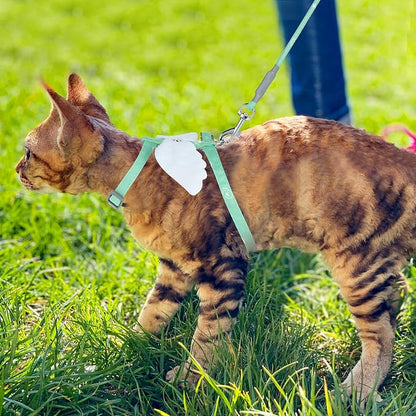 TIESOME Cat Harness and Leash Set, Adjustable Gradient Kitten Harness Escape - Image 7