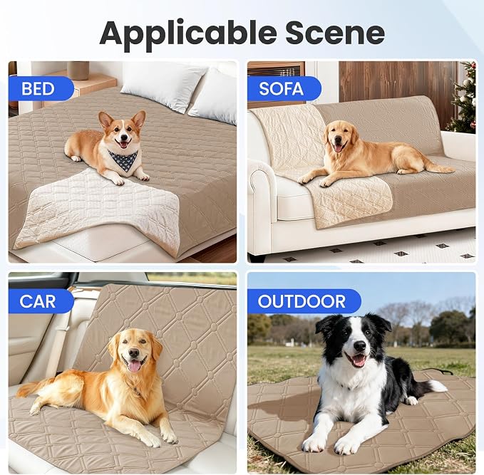 Waterproof Dog Bed Cover Pet Blanket, Soft Couch Cover - Image 5