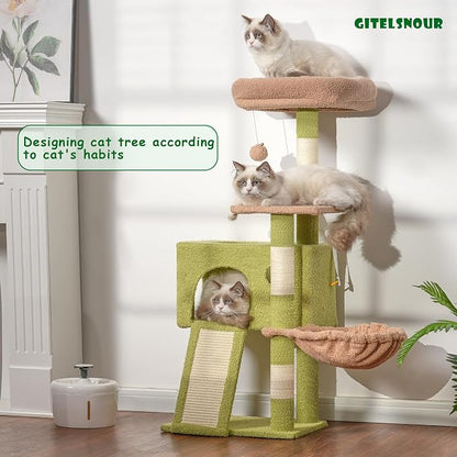 Cat Tree, 41.3" Cat Tower for Indoor Kittens - Image 2