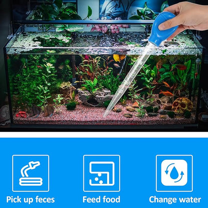 Aquarium Cleaning Dropper, 30ml Aquarium Clean Pipette Dropper, Manual Fish - Image 2