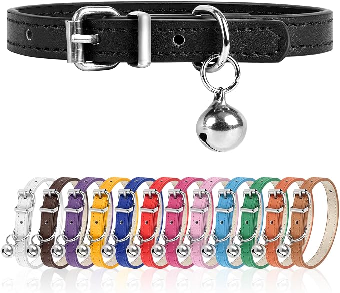 S Dog Collar for Small Dogs Adjustable Dog Collars Cat Collar for Small Medium by Engorgio