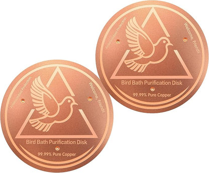 Bird Bath Purification Disk, 99.99% Copper Disc by Unknown