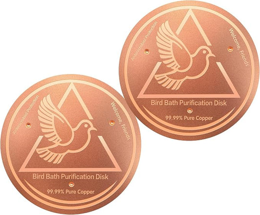 Bird Bath Purification Disk, 99.99% Copper Disc by Unknown