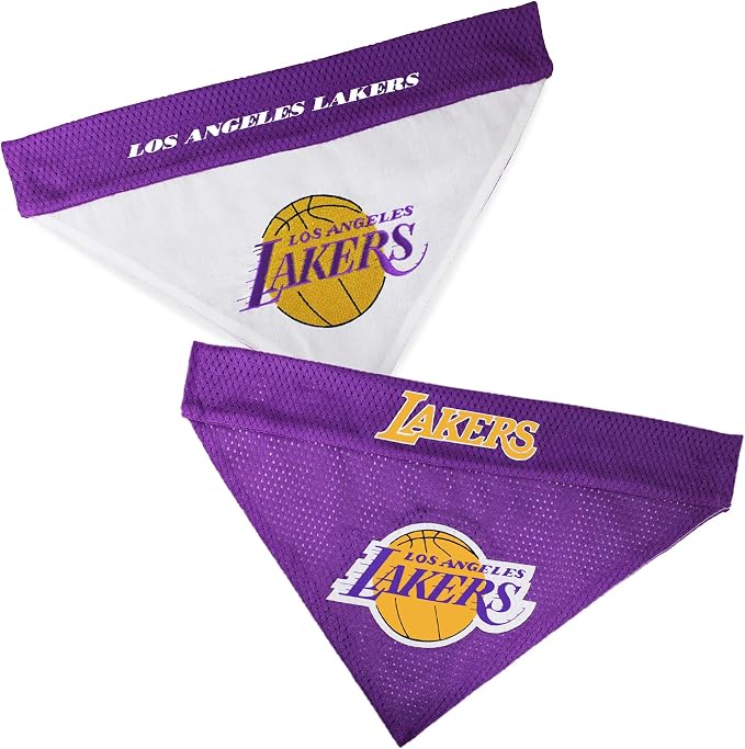 Pets First NBA LA Lakers Reversible Bandana Size XX-Large by PETSFIRST