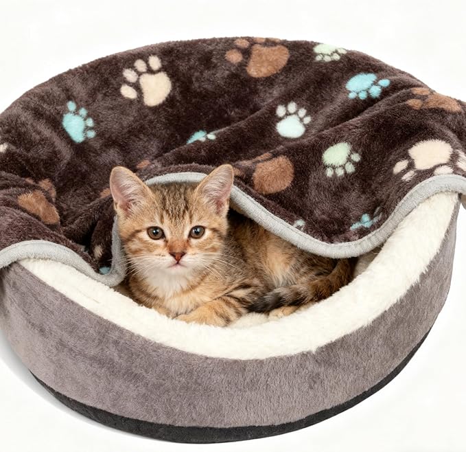 12 Pcs Small Dog Blanket Fleece Puppy Blankets Washable Pet Blankets - Image 4
