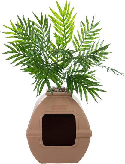 Good Pet Stuff Hidden Litter Box Planter, Decorative Cat Litter Enclosure - Image 3