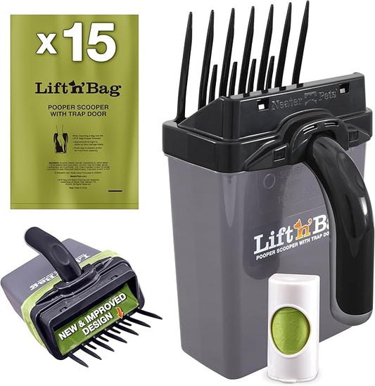 Neater Pet Brands Lift N’ Bag 2.0 Dog Pooper Scooper by NeaterPetBrands