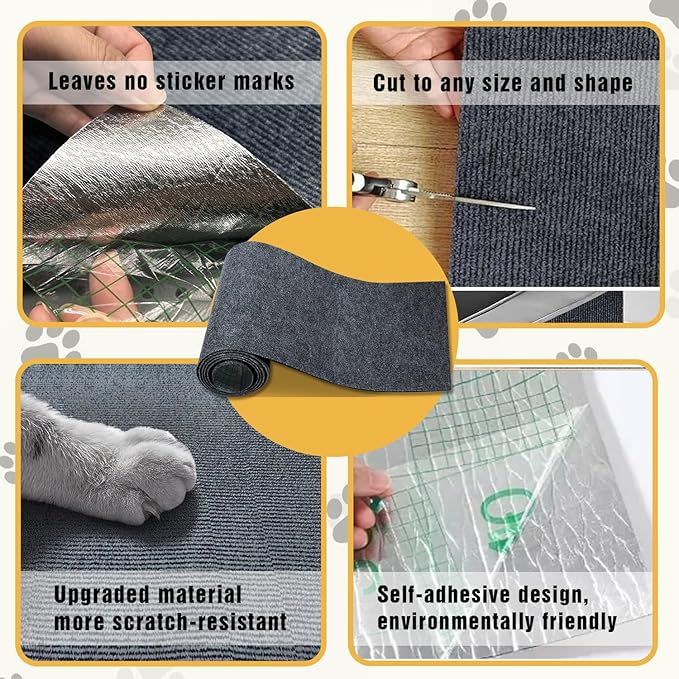 Cat Scratch Mat, Couch Protector from Cats Claw, Cat Scratch Furniture - Image 6