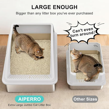 Stainless Steel Litter Box Extra Large - Image 2