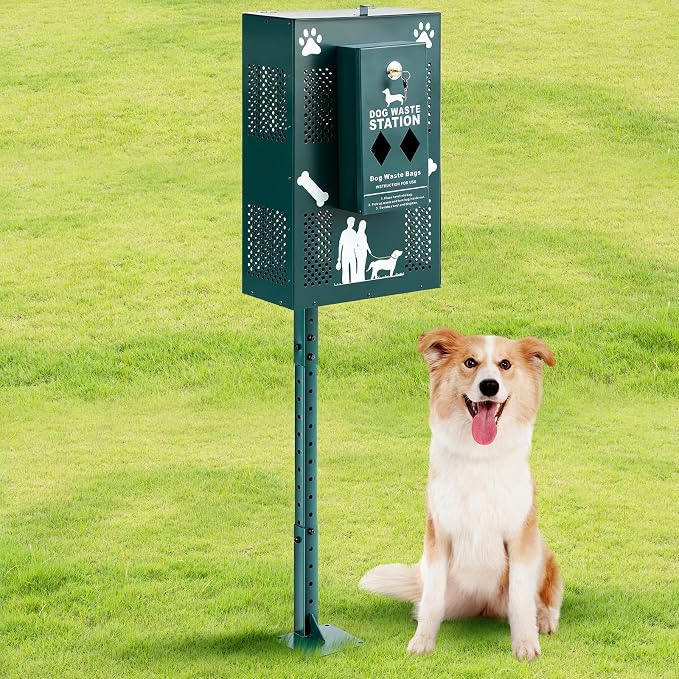 Abbylike Compact Dog Waste Station Outdoor by Abbylike