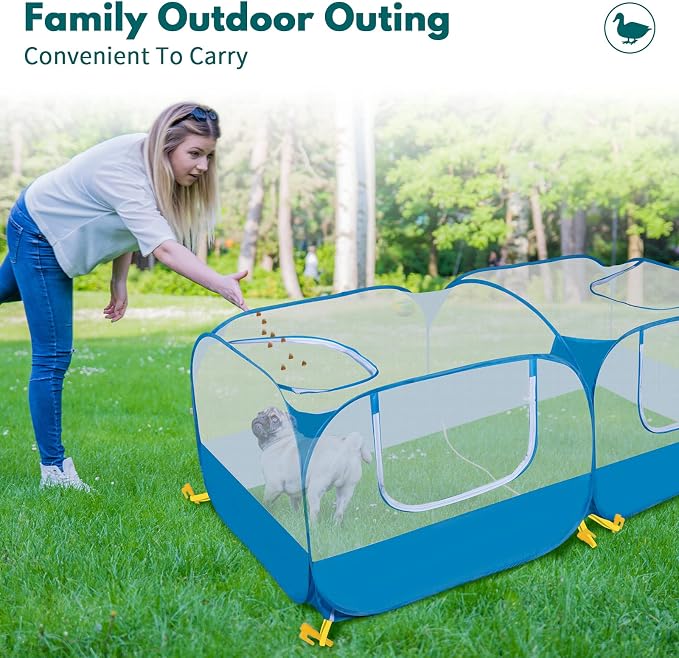 Small Pet Animals Playpen, Cage Tent Enclosure Large Chicken Run Coop - Image 6