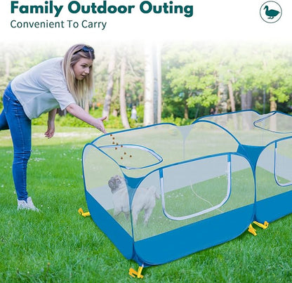 Small Pet Animals Playpen, Cage Tent Enclosure Large Chicken Run Coop - Image 6