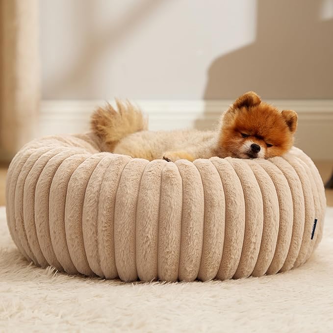 Bedsure ComfyFleece™ Donut Small Dog Bed - Image 7