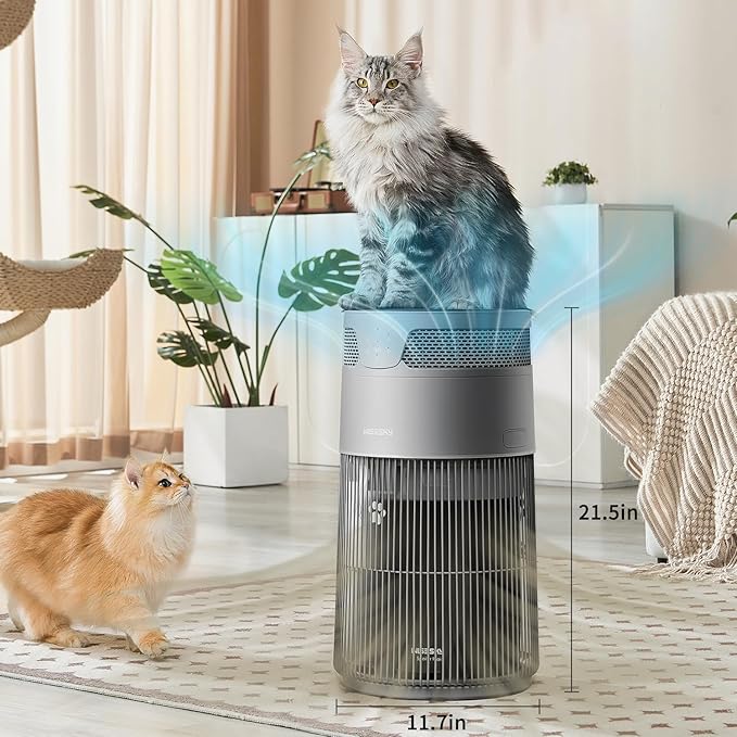 WiseSky Pet Air Purifier for Cat Owners, High-Efficiency Air Purifier for Cat - Image 2