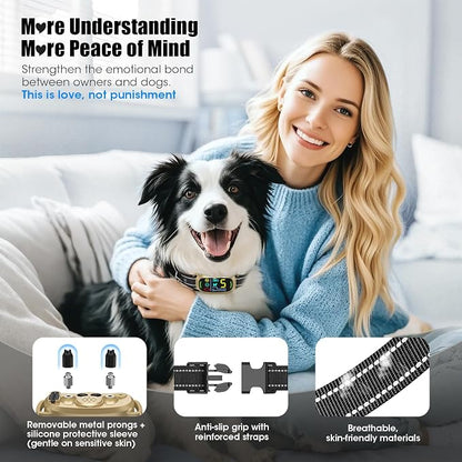 Smart AI Bark Collar for Large Medium Small Dogs, Anti Barking Device - Image 7