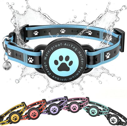 Airtag Cat Collar Breakaway, Reflective Cat Collar by Unknown