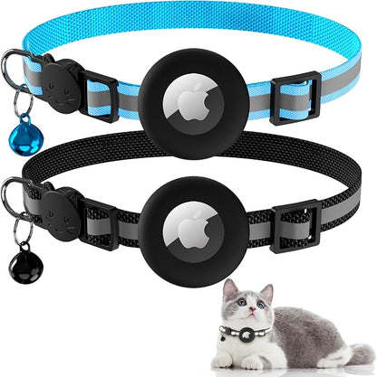 Vanjua 2 Pack Airtag Cat Collar Breakaway by Vanjua