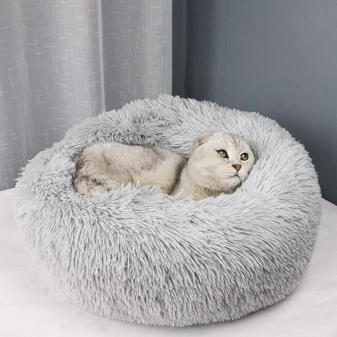 BODISEINT Modern Soft Plush Round Pet Bed - Image 6