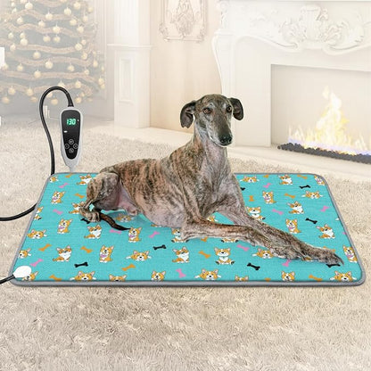 Extra Large Dog Heating Pad 47x30 in Waterproof Smart Thermostat Switch by Afullrangeofservicesforyourpet