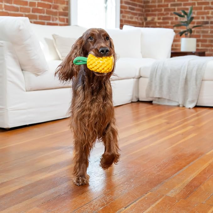 Outward Hound Dental Pineapple Dog Toy & Treat Stuffer, 6.8″ x 3.3″ - Image 8