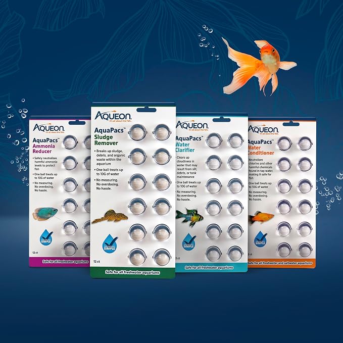 Aqueon AquaPacs Sludge Remover 12 Pack, 10 Gallon - Image 7