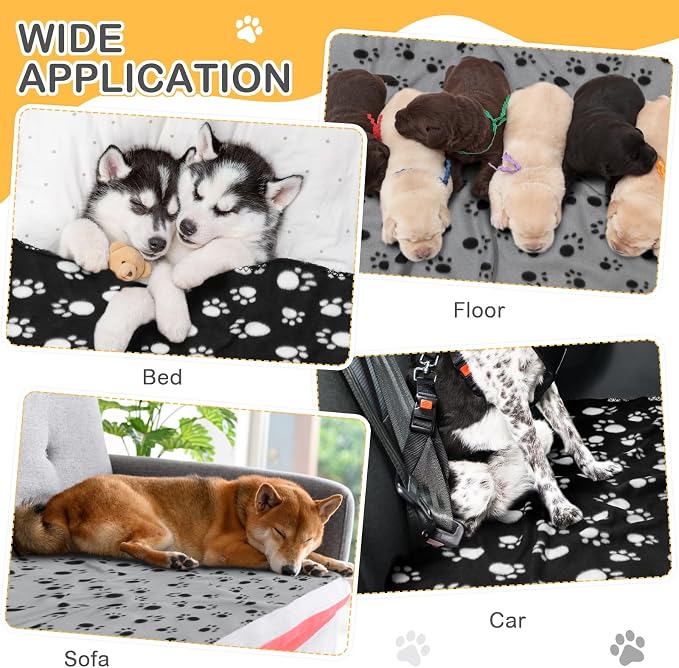 Tegeme 12 Pieces Fleece Blankets - Image 6