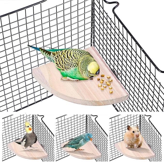 Bird Cage Sticks Wooden Parakeet Perches Cockatiel Cage Wooden Sticks Parrot - Image 4
