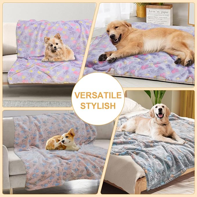 1 Pack 3 Blankets for Dogs, Dog Blanket for Large & Medium Pet Cat, Premium - Image 4