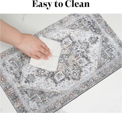Dog Food Mats for Floors, Absorbent Dog Bowl Mat for Food and Water Dispenser - Image 7