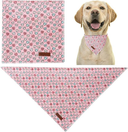 Valentine Dog Bandana - Image 2