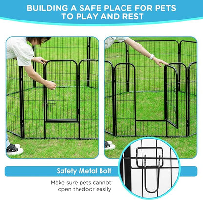 BestPet | Dog Playpen | 32 Inch, 12 Panels | Heavy Duty Metal Pet Exercise Pen - Image 3