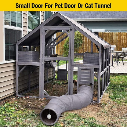Aivituvin Extra Large Catio Outdoor Cat Enclosure Window Design - Image 4