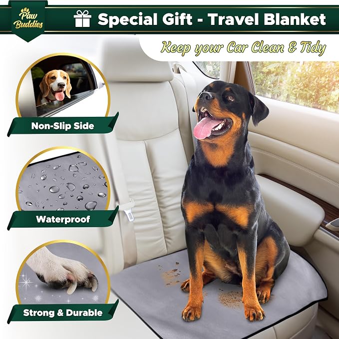Paw Buddies Waterproof Blanket 80"x90" – Reversible Microfleece Throw - Image 5