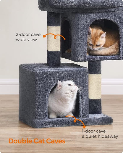 Feandrea Cat Tree, 26.4-Inch Cat Tower, Plush Condo - Image 9