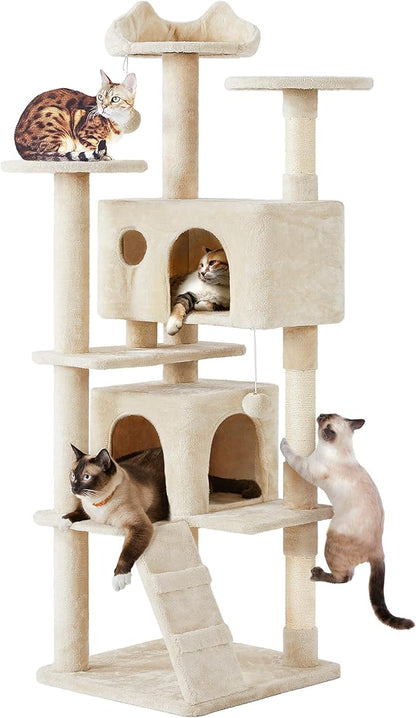 Yaheetech 70in Multi-Level Cat Tree Tall Cat Tower Cat Furniture by Yaheetech