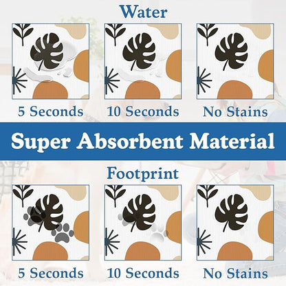 Boho Style Dog Food Mat–Christmas Stocking Absorbent Quick Dry Feeding Placemat - Image 3