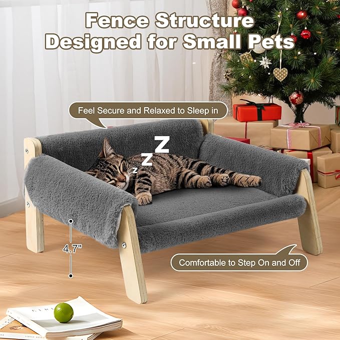Elevated Cat Couch Bed for Indoor Cats - Image 7