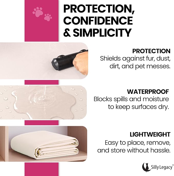 SILLY LEGACY Thin Reversible Waterproof Protective Cover or Liner - Image 5