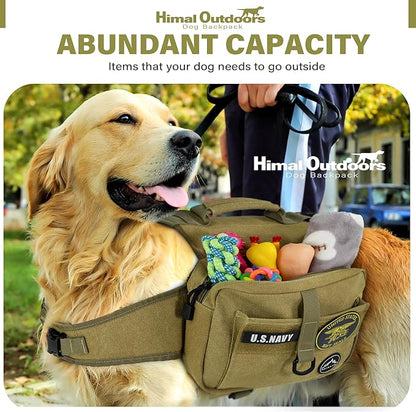 Himal Outdoors Dog Backpack & Saddle Bag, Tactical Hiking Backpack - Image 6