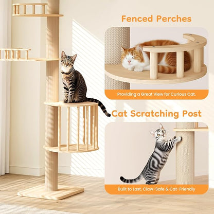 Floor to Ceiling Cat Tree Tower - Image 4