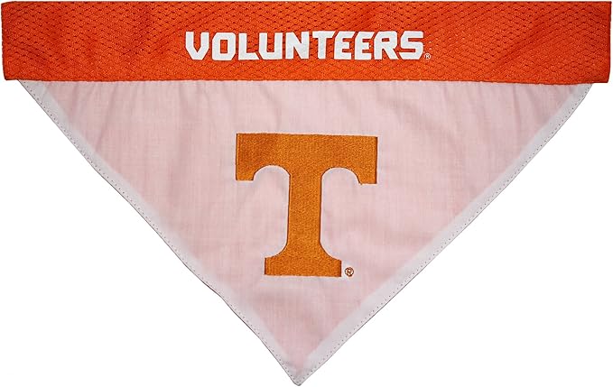 Pets First Collegiate Pet Accessories, Reversible Bandana, Tennessee Volunteers - Image 3