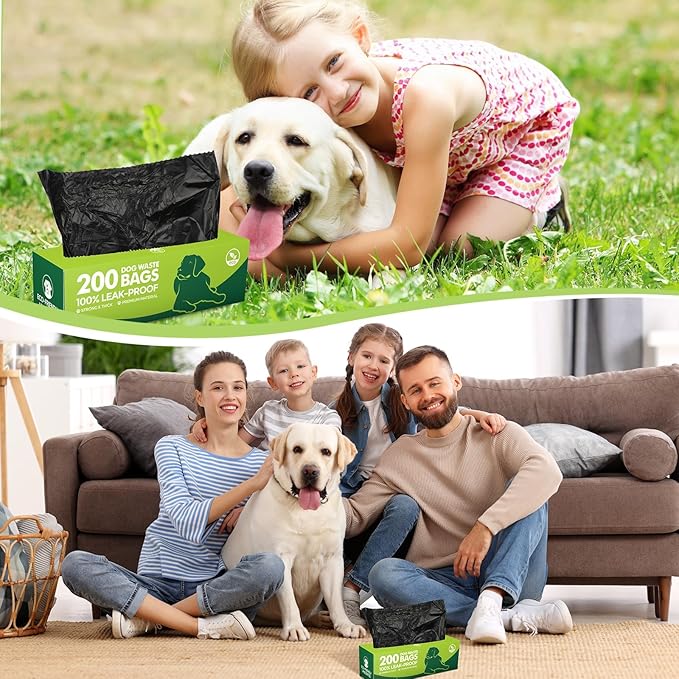 Sherr 6 Boxes Dog Poop Bags Bulk Leak Proof Dog Waste Bags Doggy Poop Bags Pet - Image 6