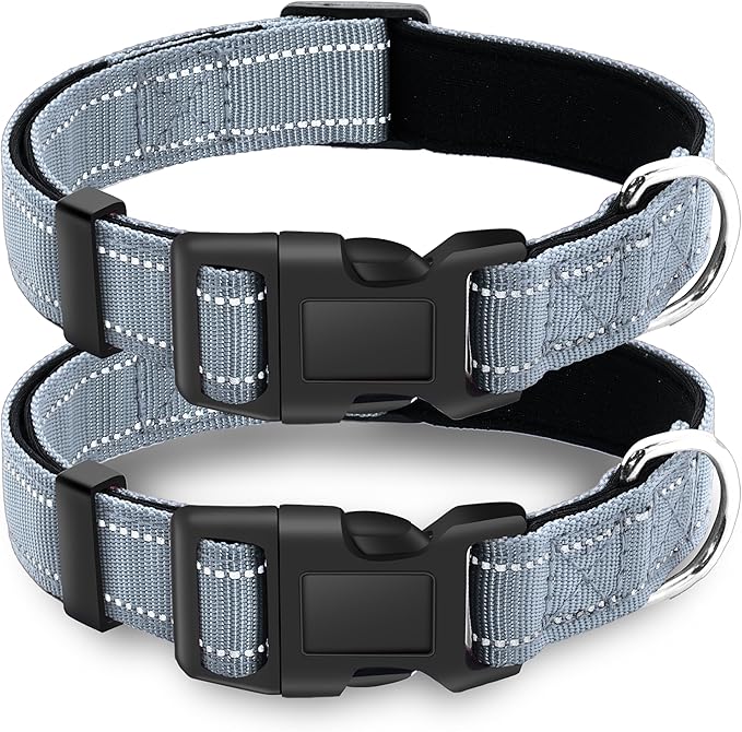 2 Pack Reflective Dog Collar by LIEVUIKEN