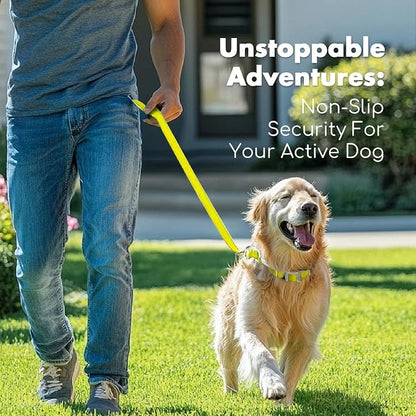 4.2FT Dog Collar and Leash Set, PVC Waterproof Adjustable Odor Proof Pet - Image 6